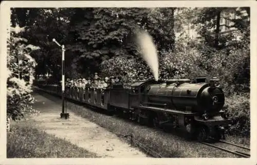 Ak Düsseldorf am Rhein, Große Ausstellung 1926, Liliputbahn