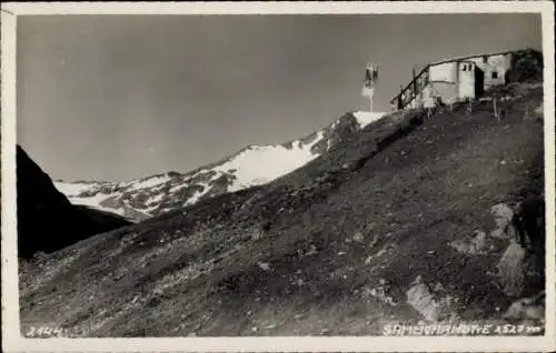 Ak Vent Sölden in Tirol Österreich, Martin Busch Hütte, Samoarhütte