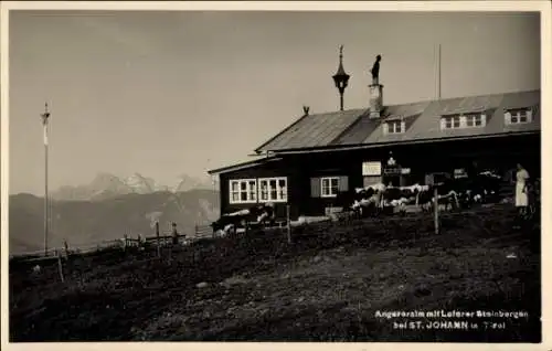 Ak Sankt Johann in Tirol, Alpengasthof Angereralm