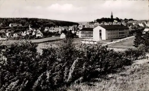 Ak Frankenberg an der Eder Hessen, Kreisberufsschule, Ortsansicht