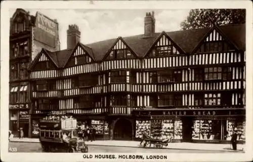 Ak Holborn Camden London England, alte Häuser