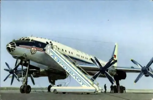 Ak Aeroflot, Tupolew TU-114 Passagierflugzeug Turboprop