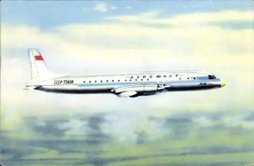 Ak Aeroflot, Iljuschin IL-18 Passagierflugzeug Turboprop, CCCP-75668