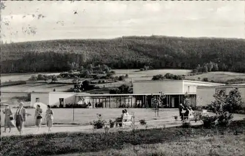 Ak Bad Soden Salmünster in Hessen, Kurmittelanlage, König-Heinrich-Sprudel