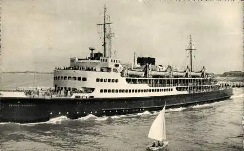 Ak Oostende Ostende Westflandern, Fährschiff Prince Baudouin