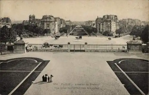 Ak Paris VII, Avenue de Breteuil, Hôtel des Invalides