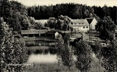 Ak Schillingsfürst in Mittelfranken, Fischhaus