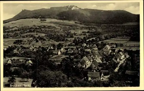 Ak Brucken Lenningen Schwäbische Alb, Panorama