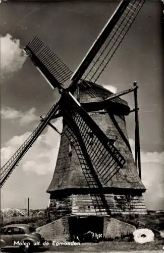 Ak Egmond aan Zee Niederlande, Windmühle