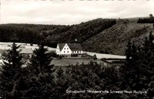 Ak Dalwigksthal Lichtenfels Hessen, Haus Thalblick