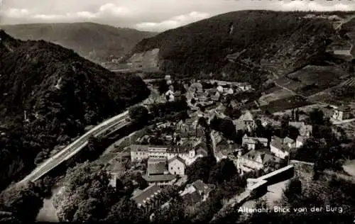 Ak Altenahr im Ahrtal, Blick von der Burg, Panorama