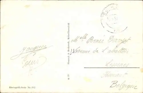 Ak Köln am Rhein, Blick von der Sünnerterrasse, Dom