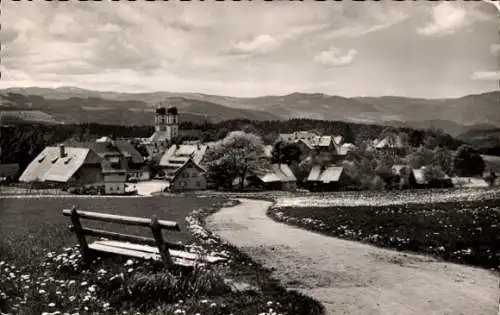 Ak Sankt Märgen im Schwarzwald, Gesamtansicht