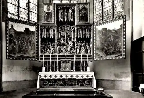 Ak Eberhards Clausen Eberhardsklausen Klausen in der Eifel, Wallfahrtskirche, Hochaltar