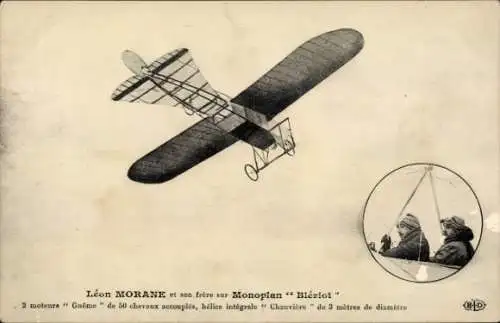 Ak Aviation, Leblanc im Blériot-Eindecker
