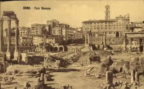 Ak Roma Rom Lazio, Foro Romano