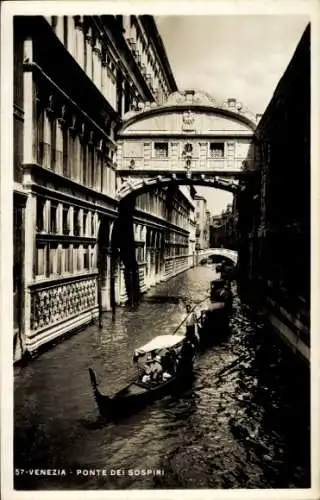 Ak Venezia Venedig Veneto, Ponte dei Sospiri