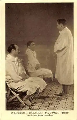 Ak La Bourboule Puy-de-Dôme, Etablissement des grands Thermes, Inhalation d'eau brumifiee