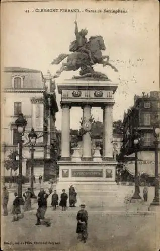 Ak Clermont Ferrand Puy de Dôme, Statue Vercingetorix
