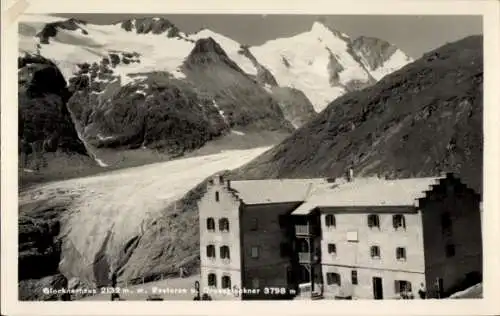 Ak Heiligenblut am Großglockner in Kärnten, Glocknerhaus, Pasterze