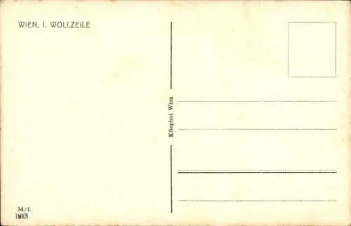 Ak Wien 1 Innere Stadt, Wollzeile