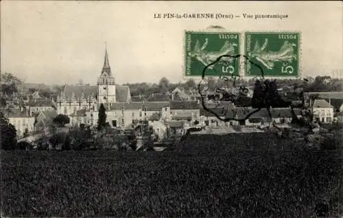 Ak Le Pin la Garenne Orne, Panorama