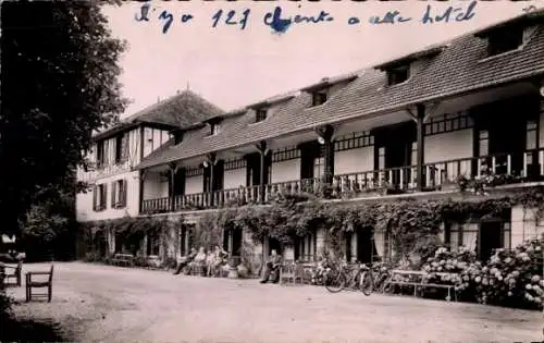 Ak Tessé la Madeleine Bagnoles de l'Orne, Therme, Hotel de Tessé