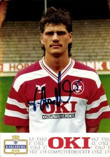 Autogrammkarte Fußball, Joachim Stadler, 1. FC Kaiserslautern