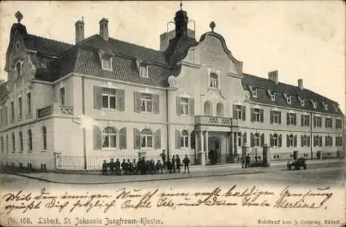 Ak Hansestadt Lübeck, St. Johannis Jungfrauen-Kloster