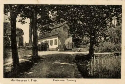 Ak Mühlhausen in Thüringen, Restaurant Tonberg