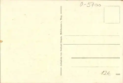 Ak Mühlhausen in Thüringen, Restaurant Tonberg