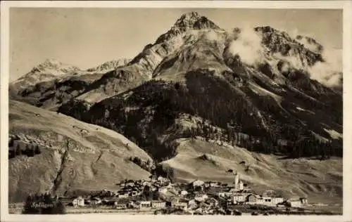 Ak Splügen Kt. Graubünden Schweiz, Panorama