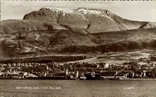Ak Fort William Glen Nevis Schottland, Panorama, Ben Nevis