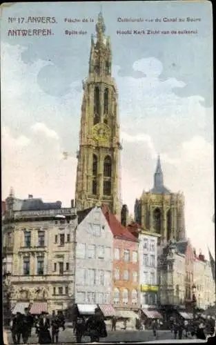 Ak Antwerpen Antwerpen Flandern, Kathedrale