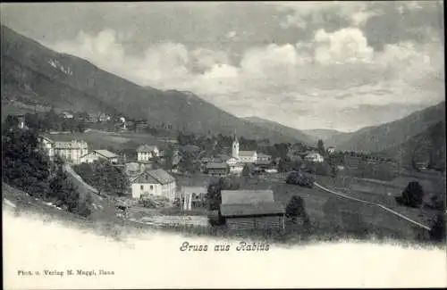 Ak Rabius Sumvitg Kanton Graubünden, Gesamtansicht