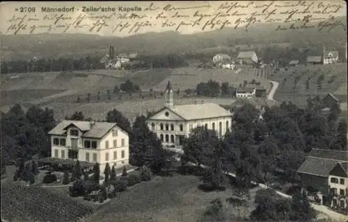 Ak Männedorf Kanton Zürich Schweiz, Zellersche Kapelle