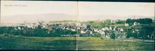 Klapp Ak Bad Pyrmont in Niedersachsen, Panorama