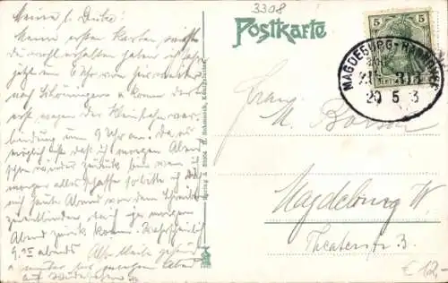 Ak Königslutter am Elm, Marktstraße, Fachwerkhäuser