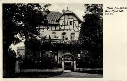 Ak Bad Pyrmont in Niedersachsen, Haus Elisabeth