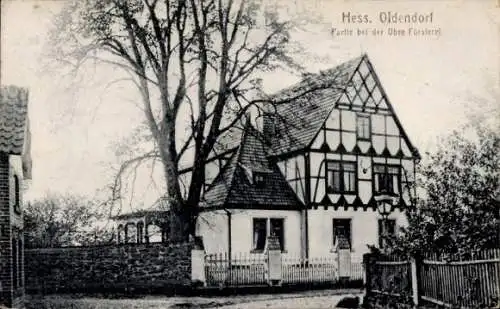 Ak Hessisch Oldendorf an der Weser, Ober Försterei