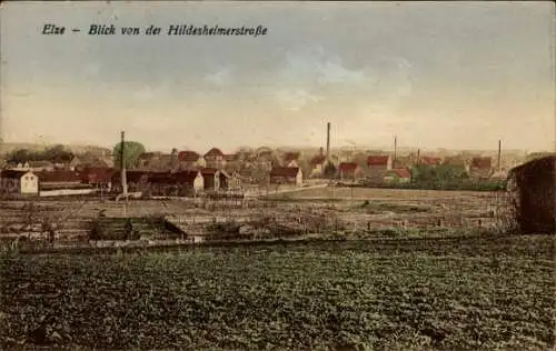 Ak Elze Kreis Hildesheim Niedersachsen, Blick von der Hildesheimer Straße