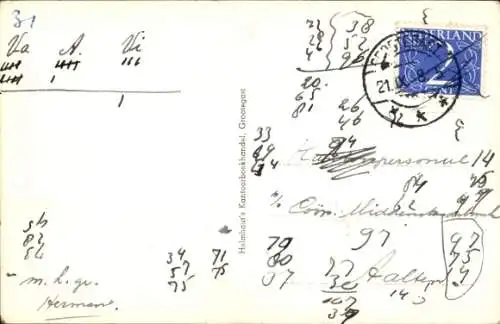 Ak Grootegast Groningen, Langeweg