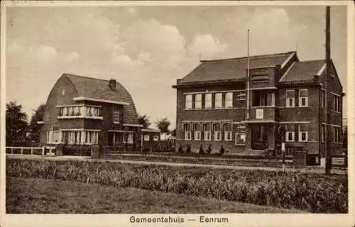 Ak Eenrum Groningen, Rathaus