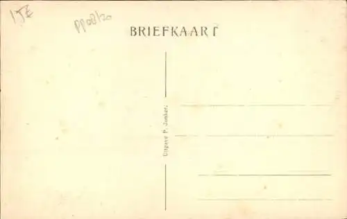 Ak Bellingwolde Groningen, Villa van den EA Heer, NJ Rookmaker