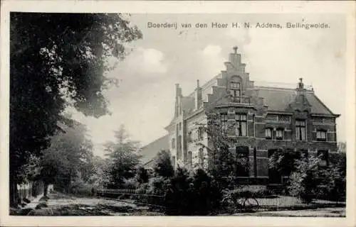 Ak Bellingwolde Groningen, Bauernhof von Herrn HN Addens