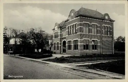 Ak Bellingwolde Groningen, Rathaus