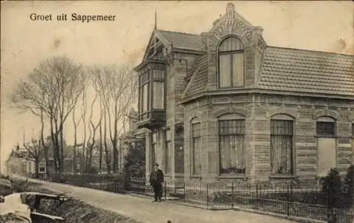 Ak Sappemeer Groningen Niederlande, Haus