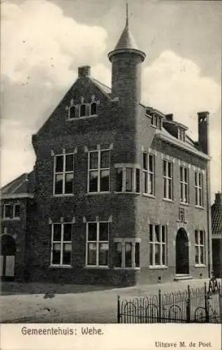 Ak Wehe Groningen, Rathaus