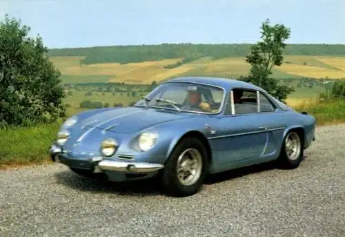 Ak Blaues Auto Renault