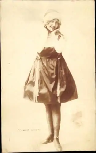 Foto Ak Opernsängerin Gaby Boissy, Portrait